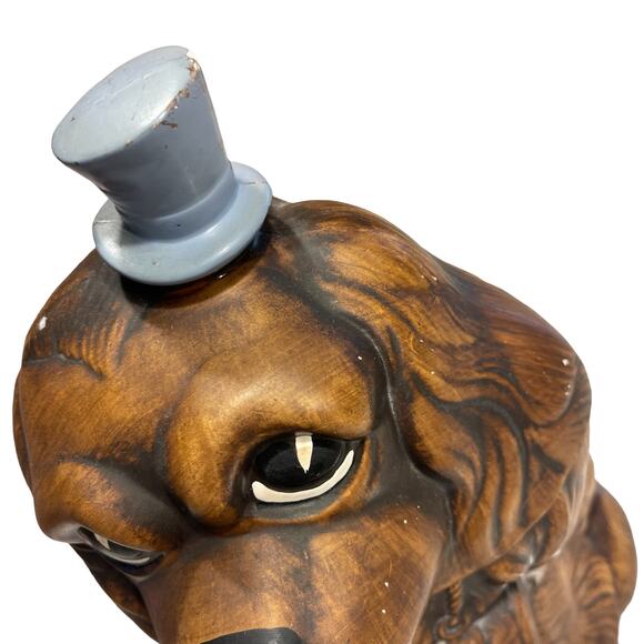 Vintage Treasure Craft Cocker Spaniel Cookie Jar with Hat - Picture 3 of 4